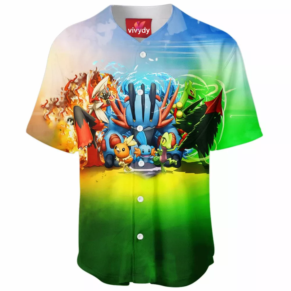 Pokemon Generation Baseball Jersey