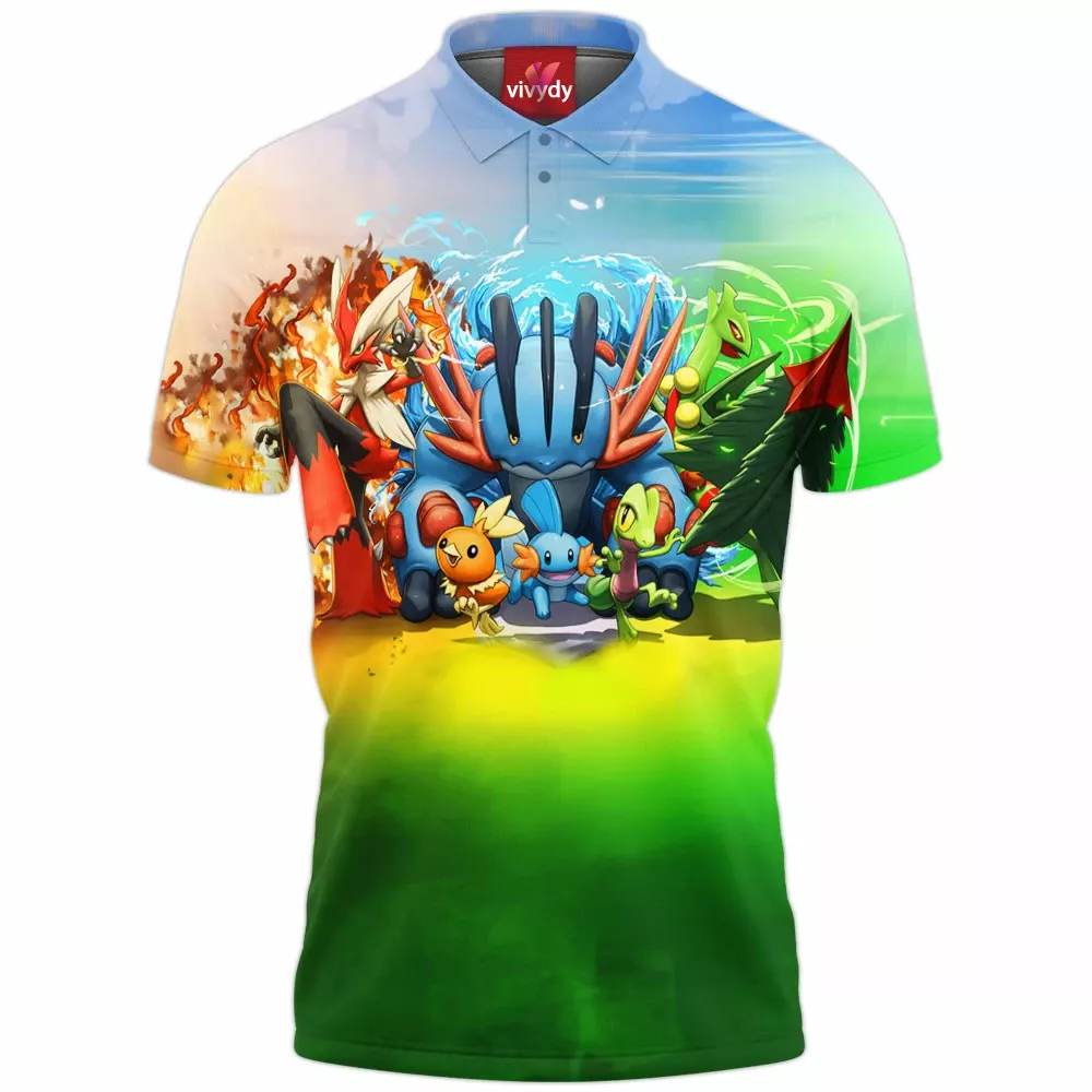 Pokemon Generation Polo Shirt