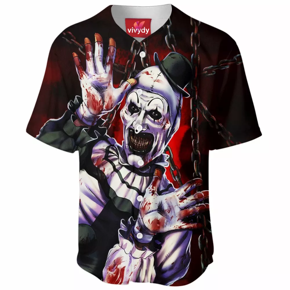 Art The Clown Baseball Jersey