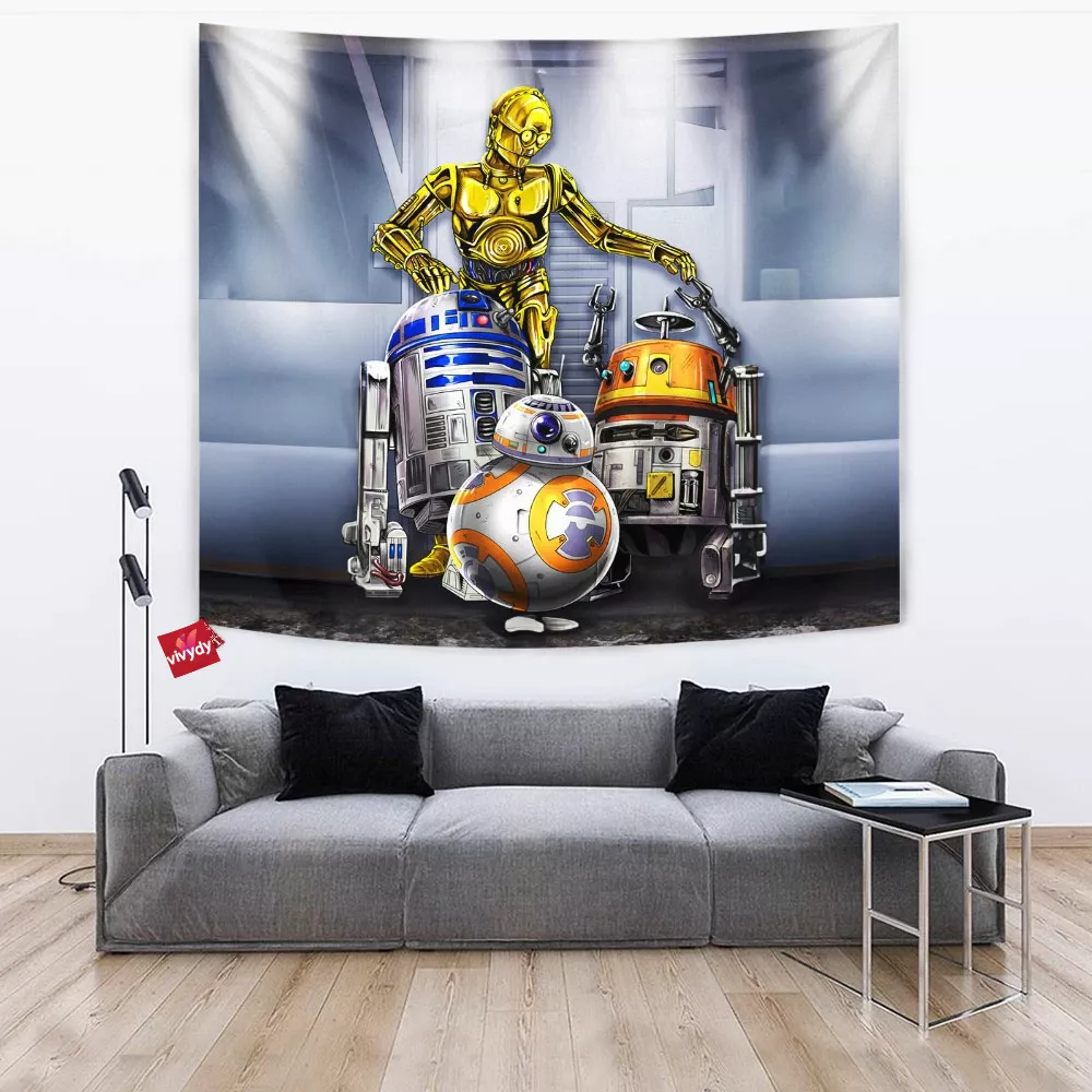 Rebel Droids Tapestry