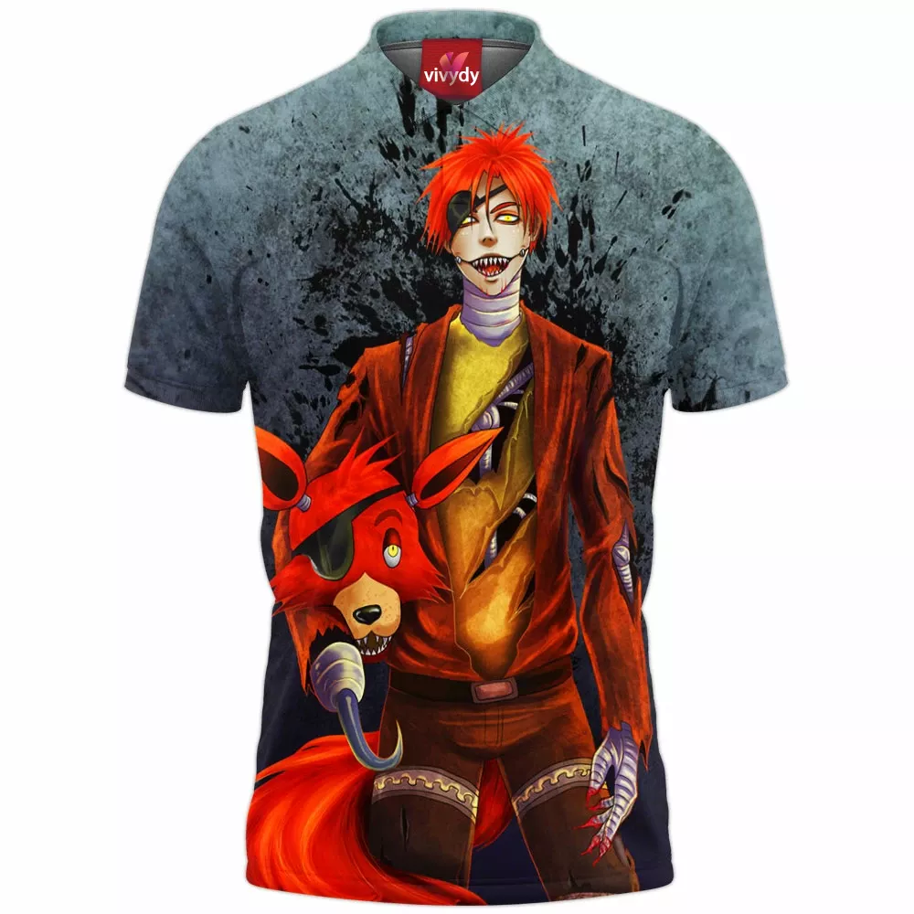 Foxy Five Nights At Freddy’s Polo Shirt