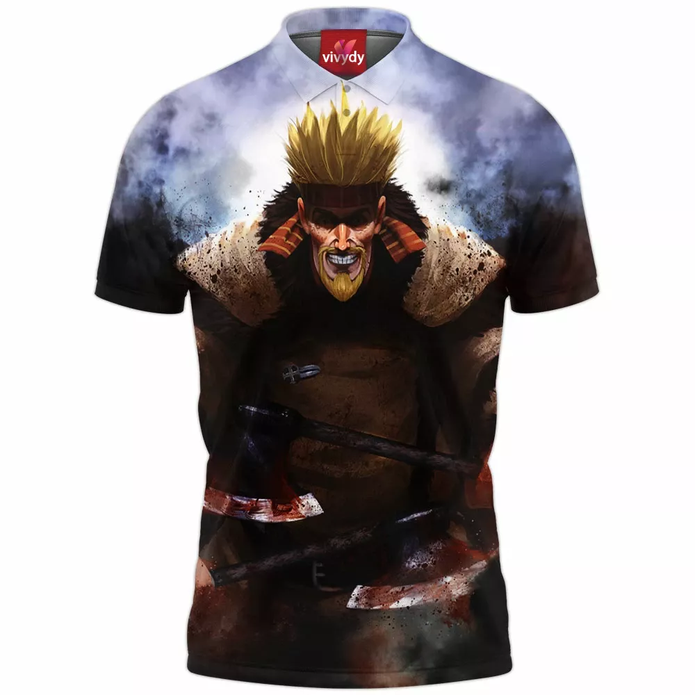 Thorkell From Vinland Saga Polo Shirt