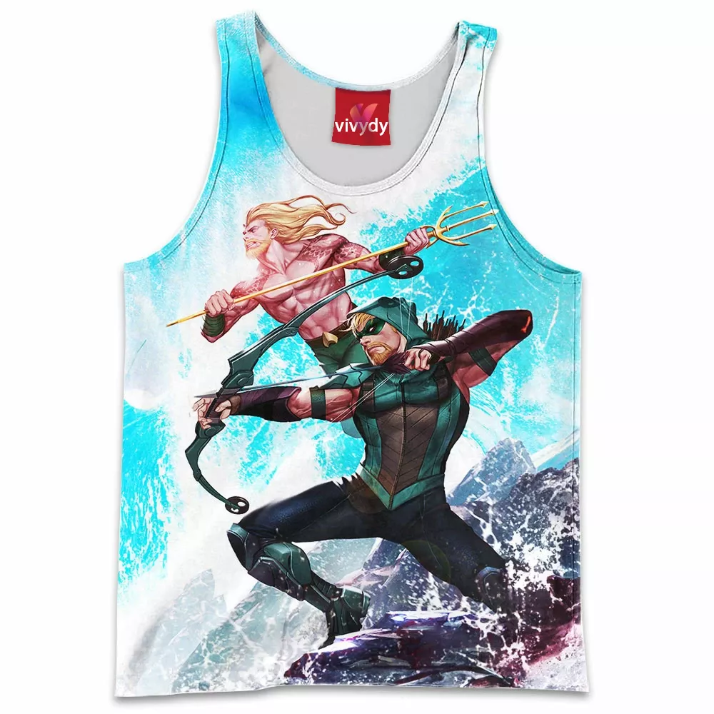 Aquaman And Green Arrow Tank Top