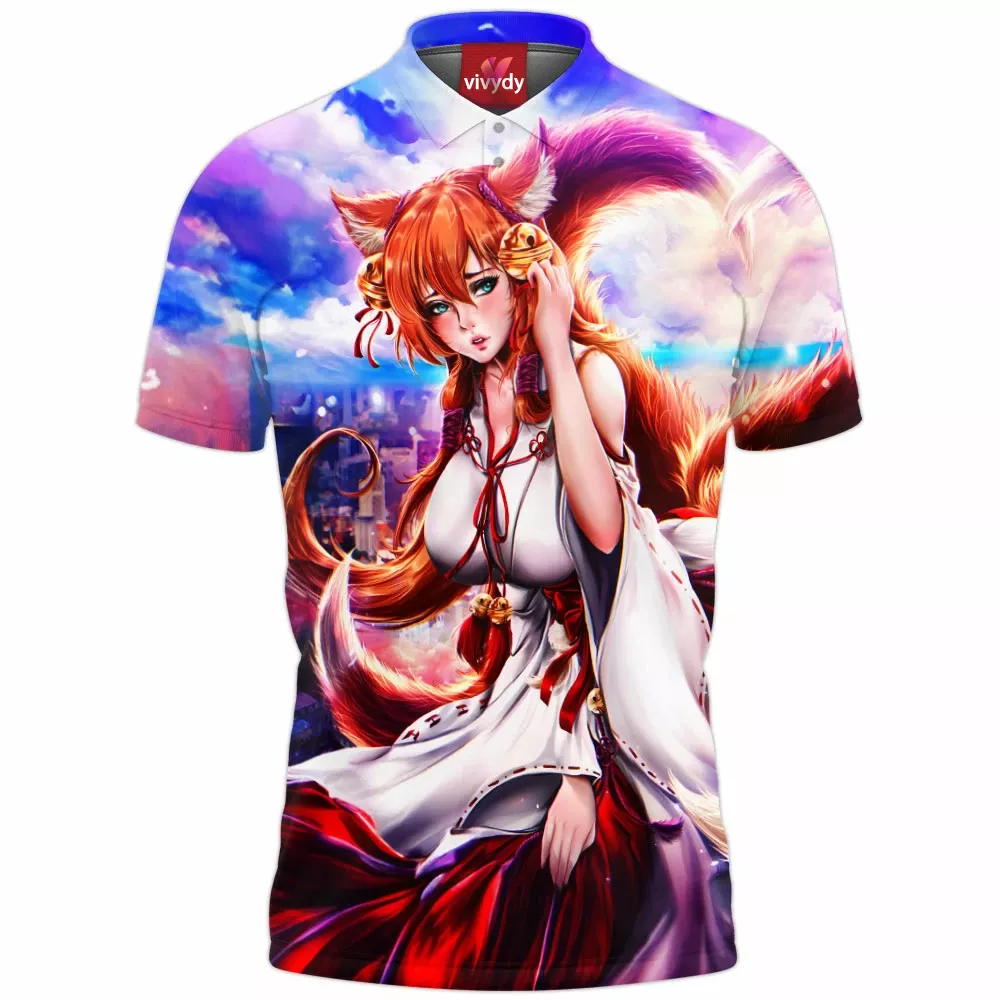 Fox Girl Polo Shirt