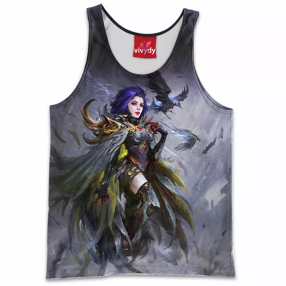 Raven Comic Tank Top