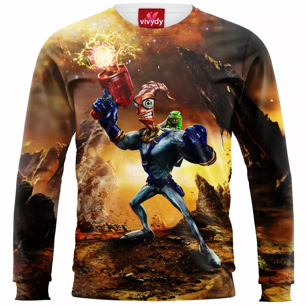 Earthworm Jim Sweatshirt