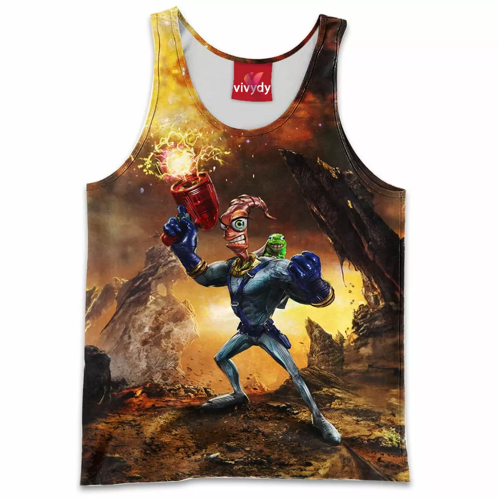 Earthworm Jim Tank Top