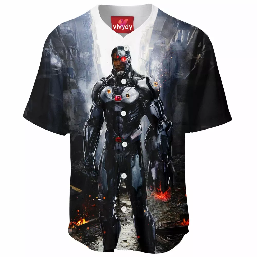 Cyborg Comic Baseball Jersey