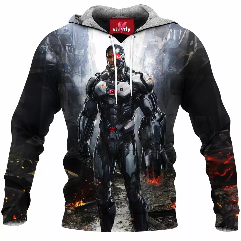 Cyborg Comic Hoodie