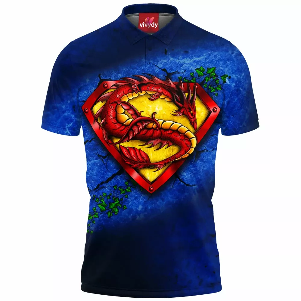 Superman Logo Polo Shirt