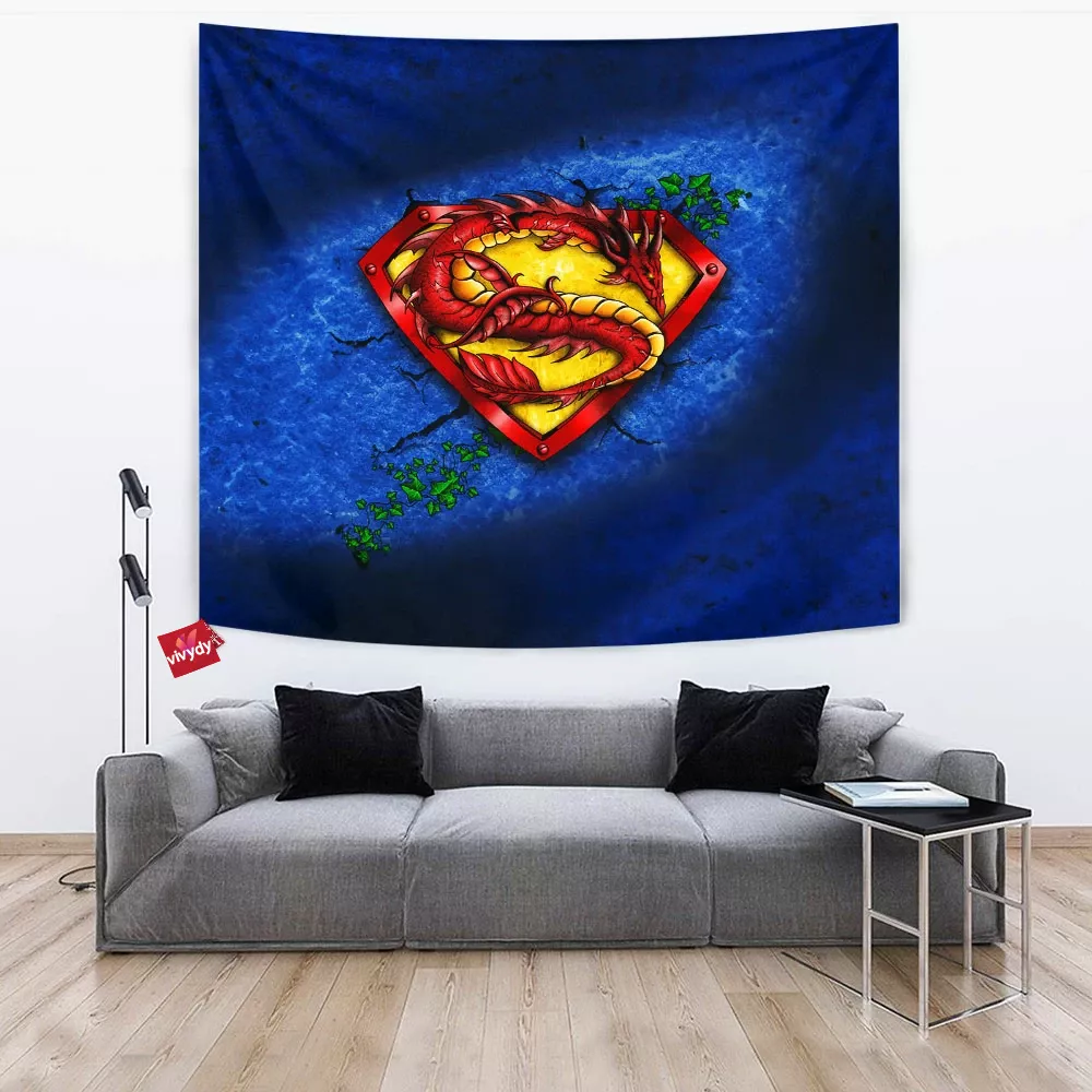 Superman Logo Tapestry