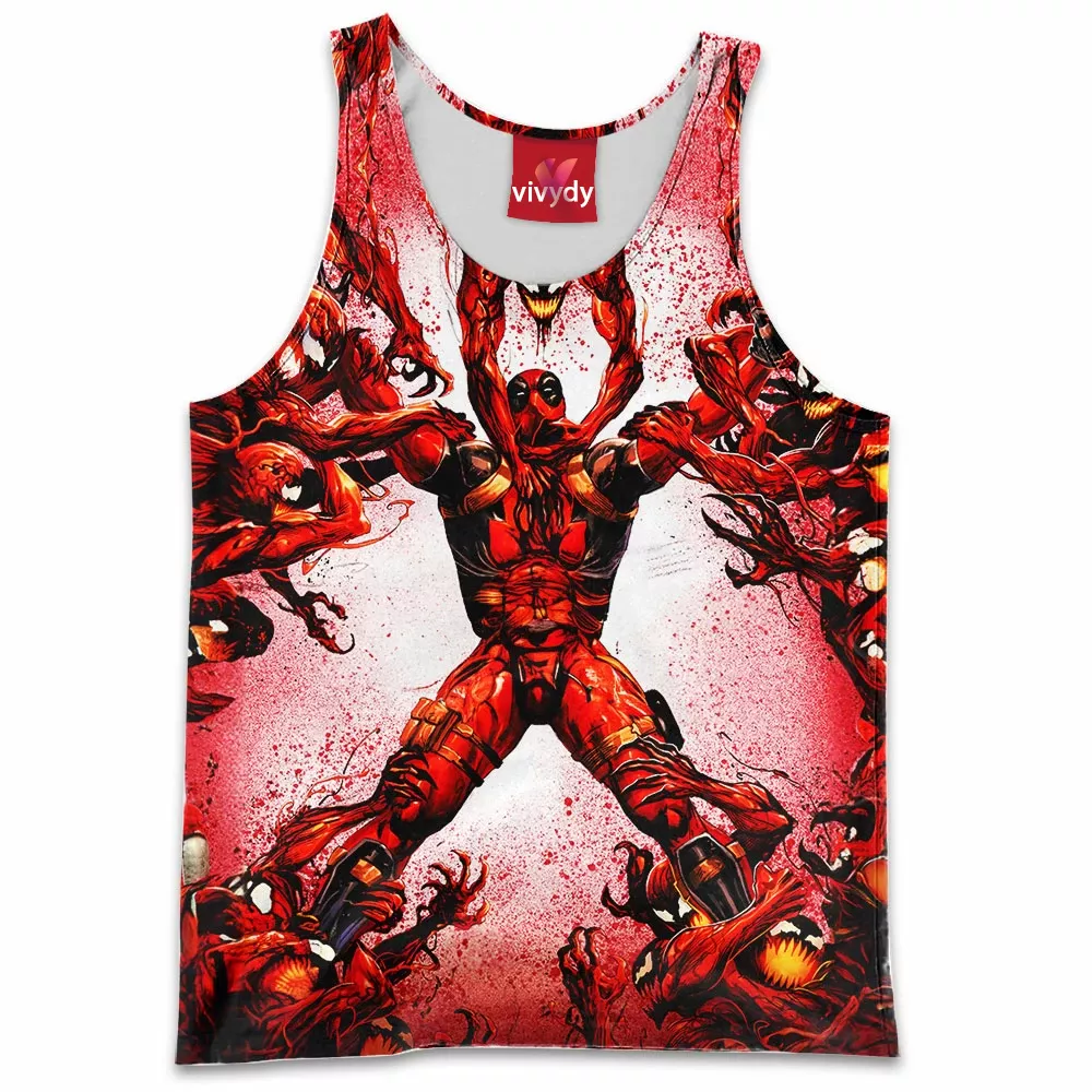 Carnage vs Deadpool Tank Top