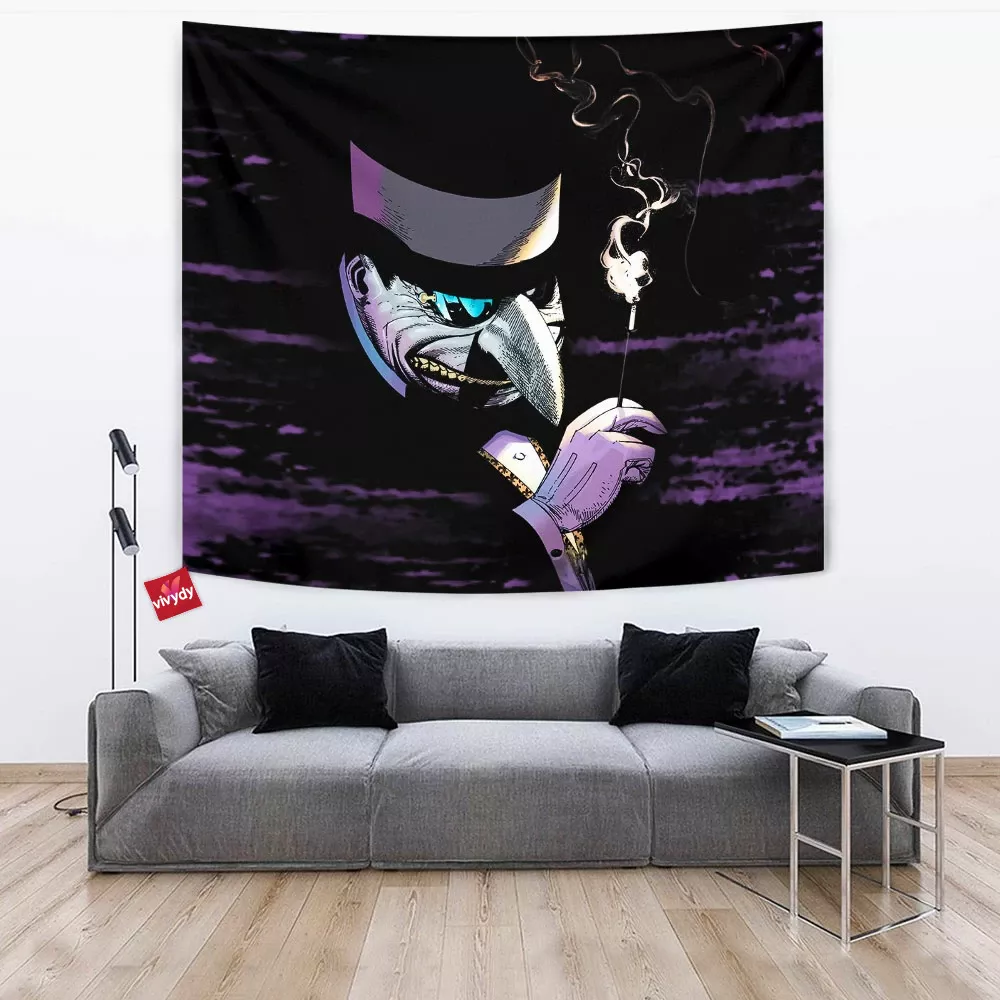 Comic Penguin Tapestry