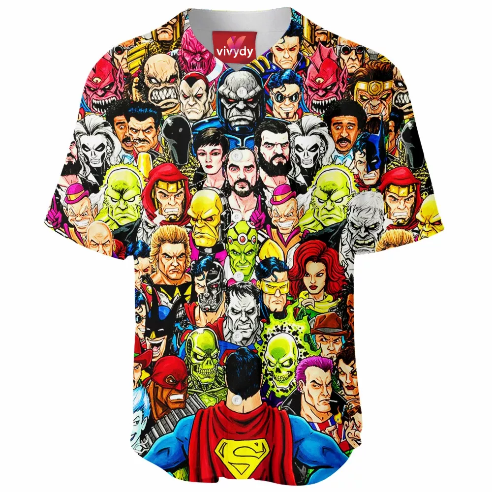 Comic Characters Valiant Baseball Jersey