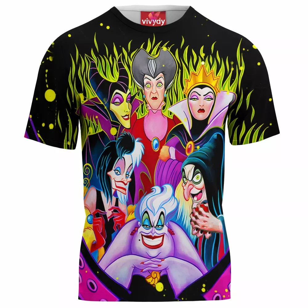 Animated Female Villains T-Shirt