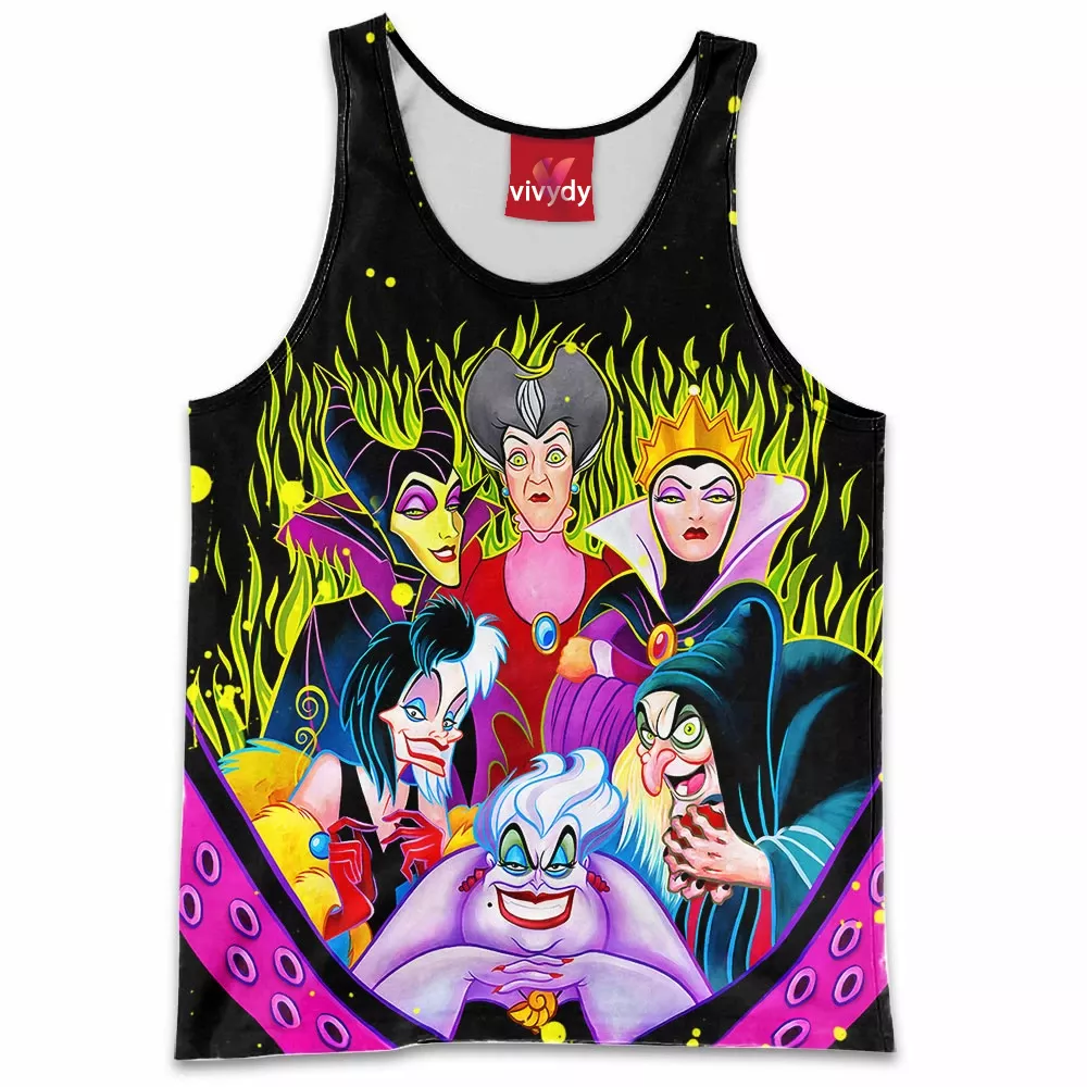 Animated Female Villains Tank Top