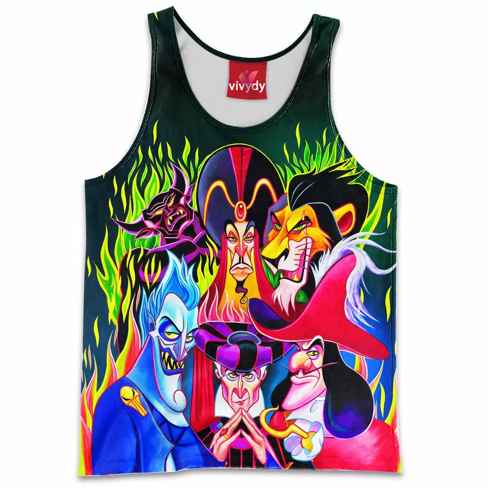 Animated Male Villains Tank Top