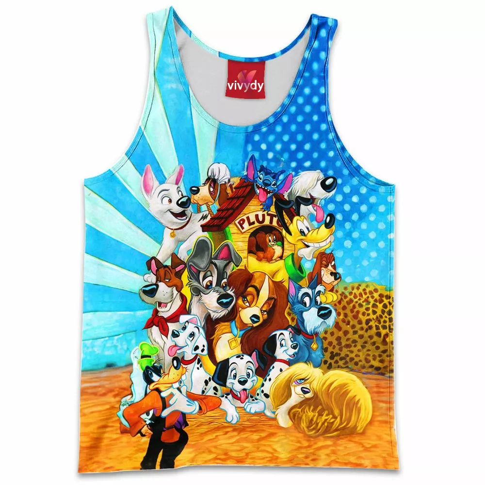 Animated Dog Tank Top