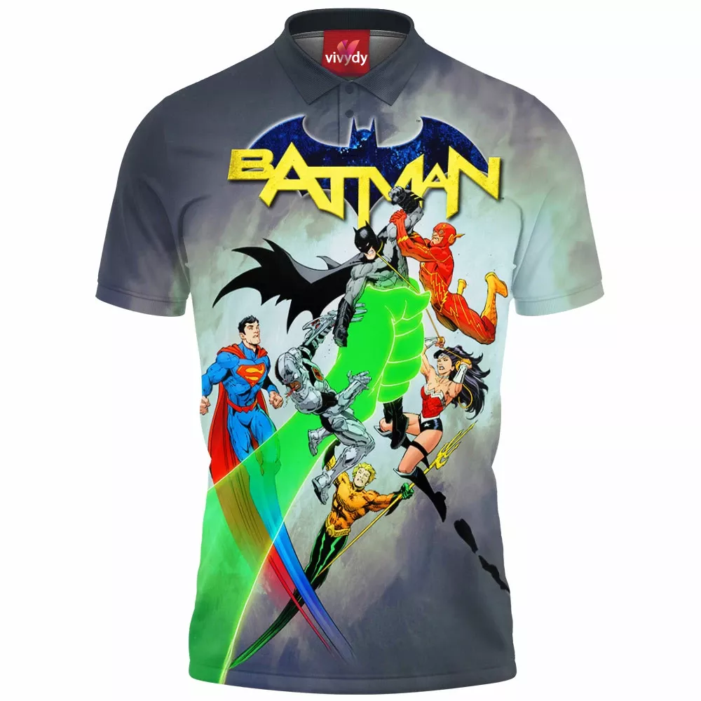 Batman vs Justice League Polo Shirt