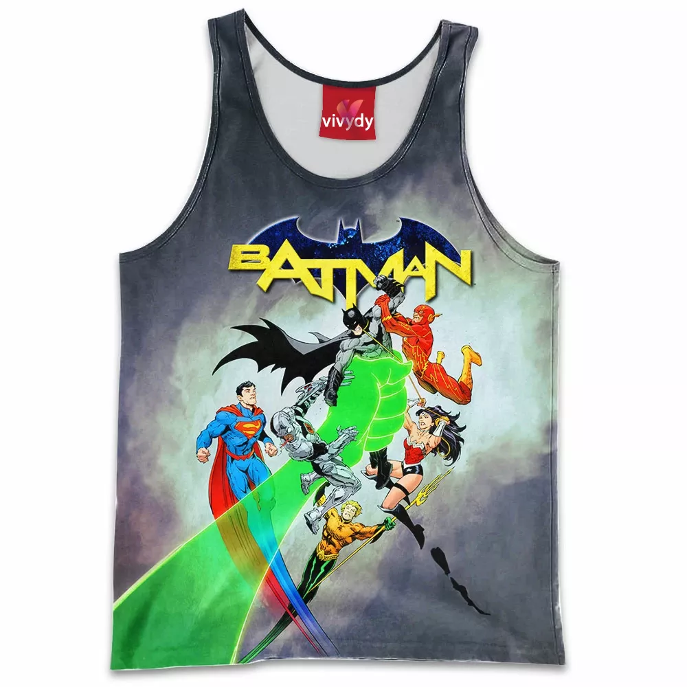 Batman vs Justice League Tank Top