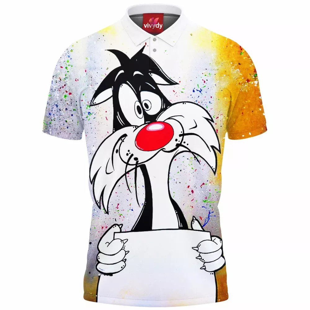 Sylvester the Cat,Meow Polo Shirt