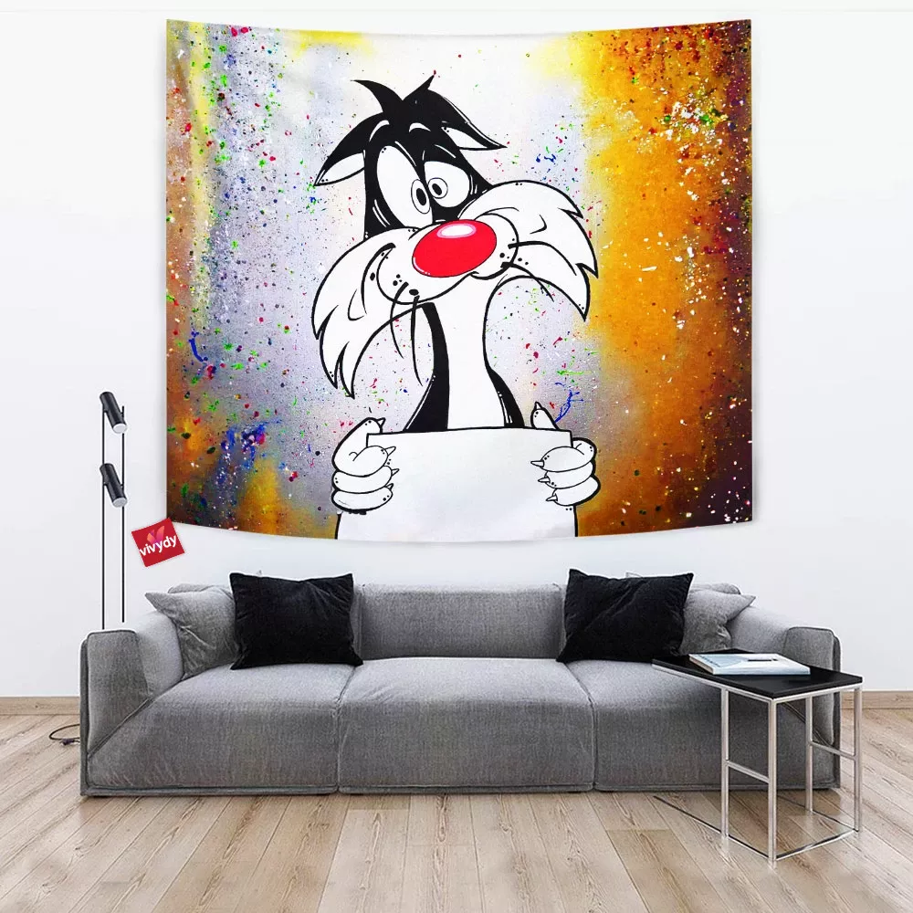 Sylvester the Cat,Meow Tapestry