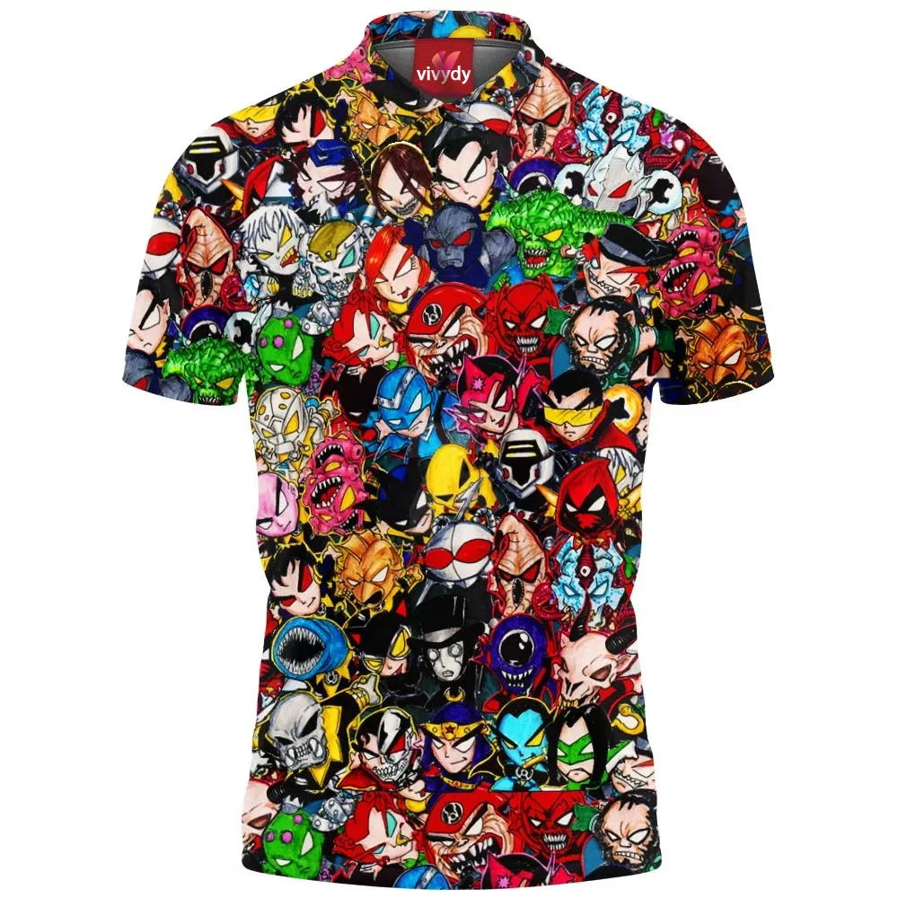 Comic Villains Polo Shirt