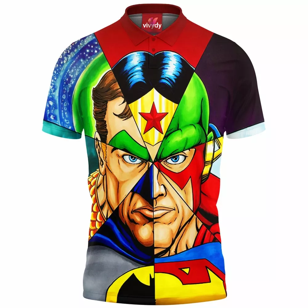 Justice League Polo Shirt