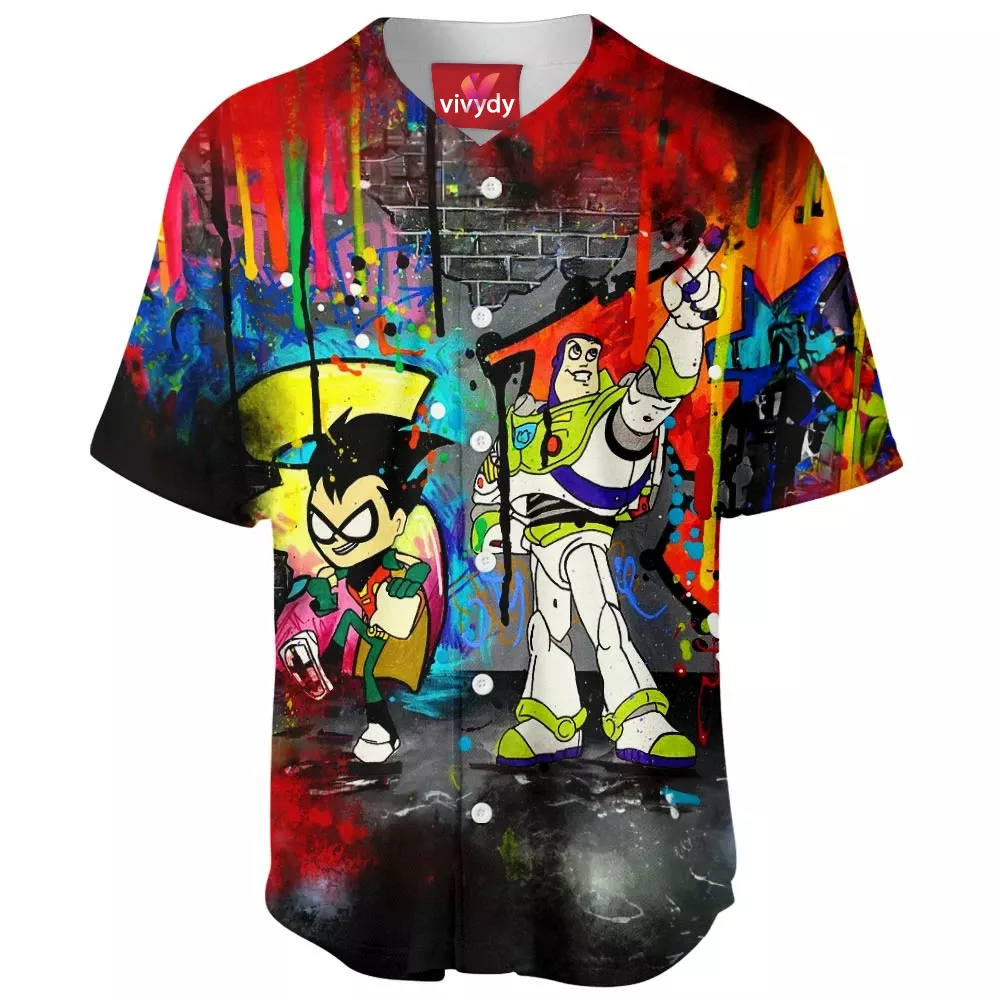 Robin and Buzz Lightyear Baseball Jersey