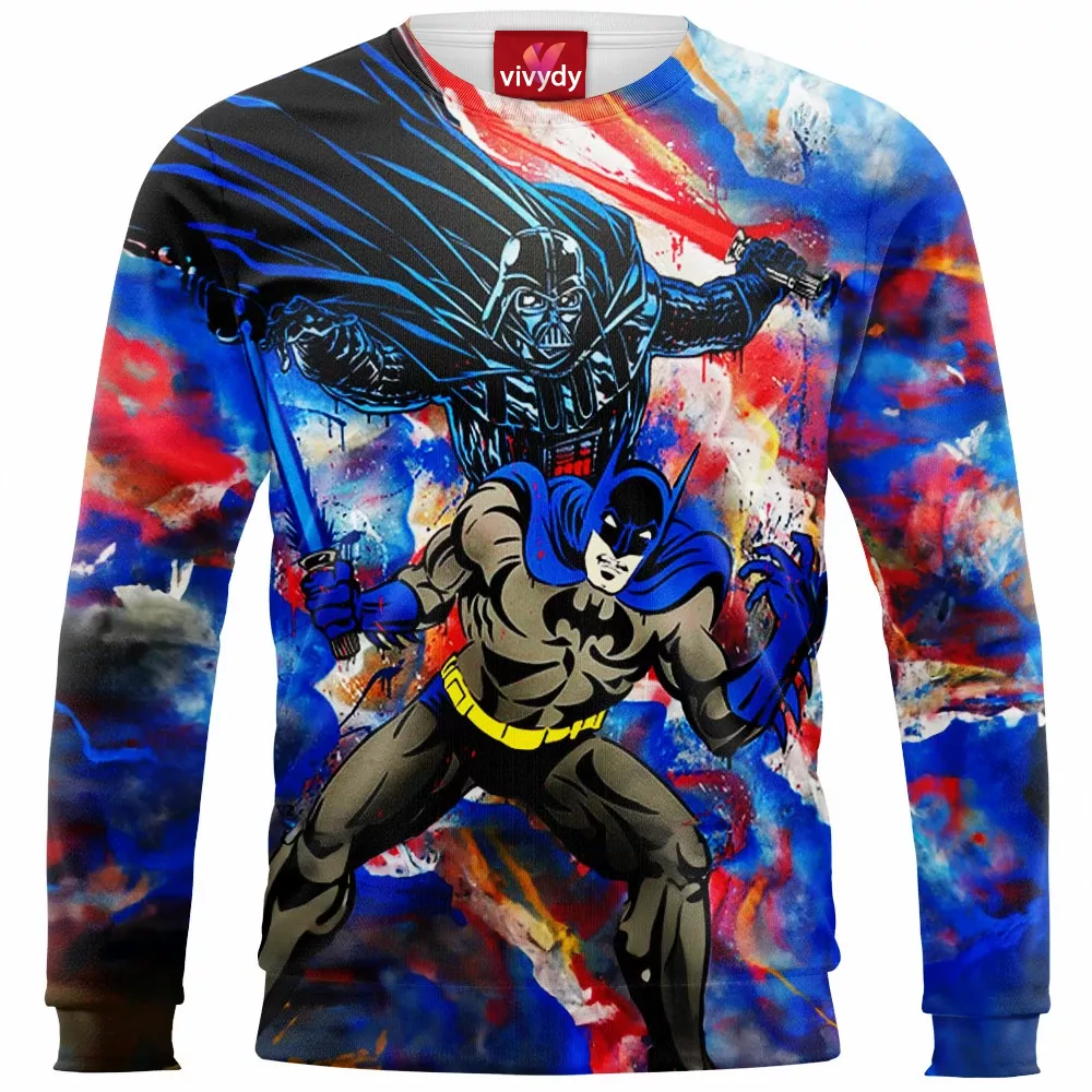 Darth Vader and Batman Sweatshirt