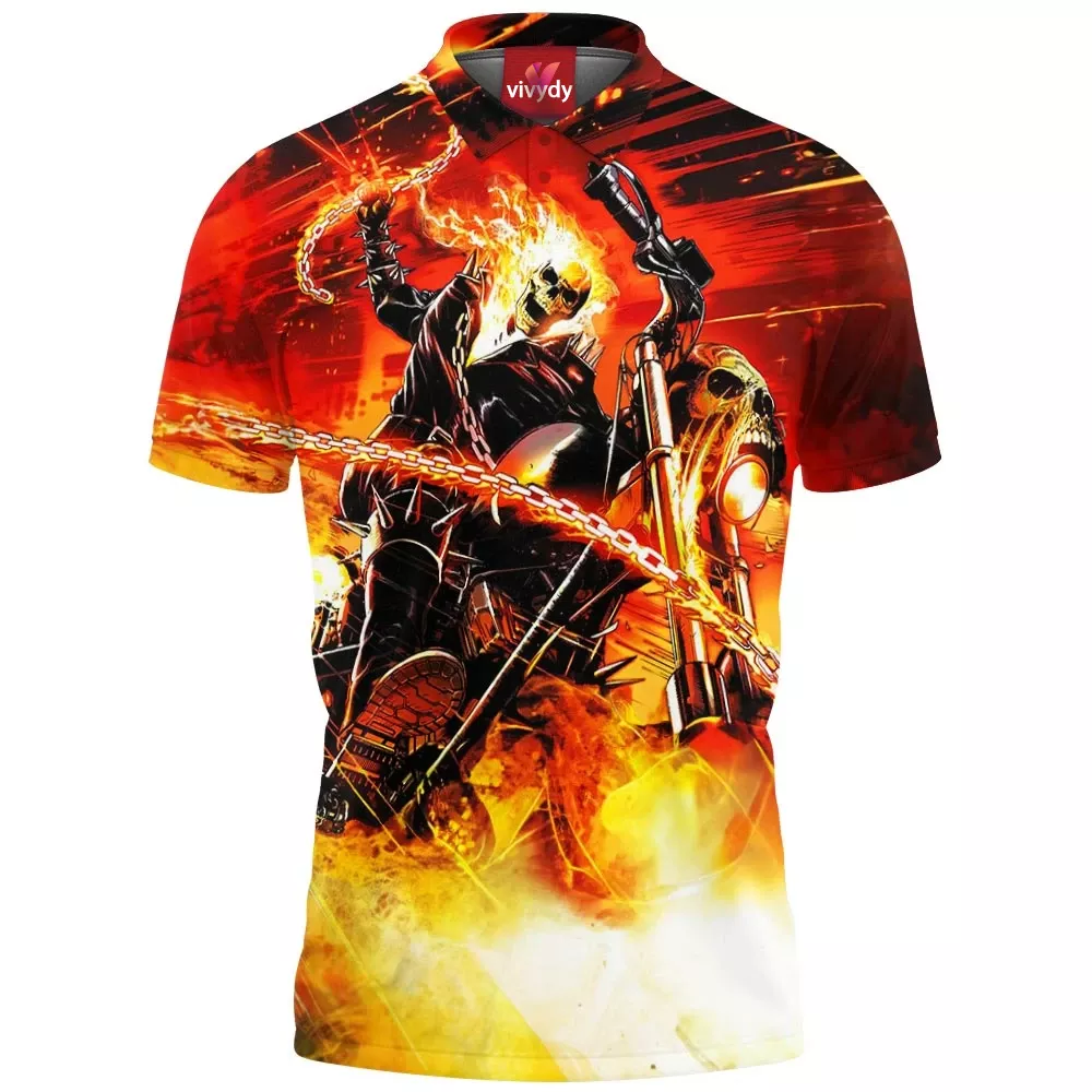 Ghost Rider Polo Shirt