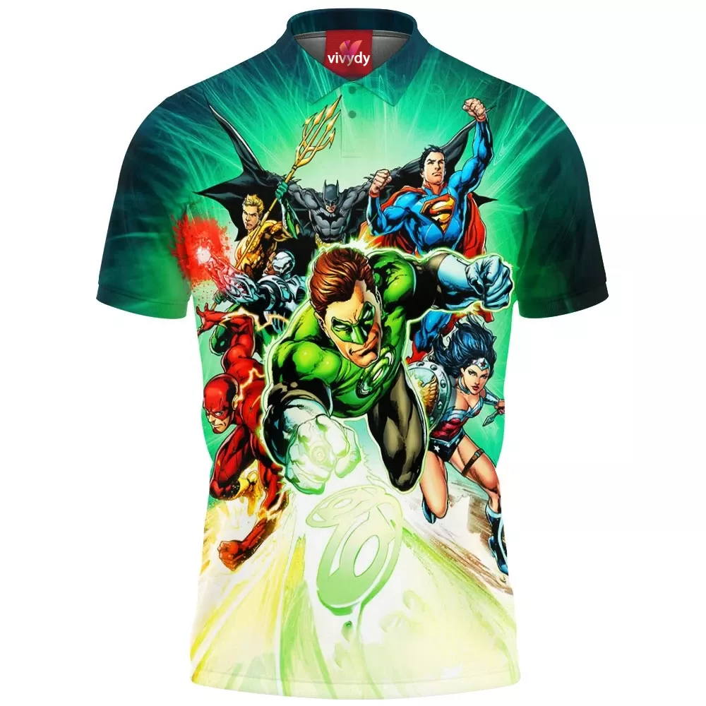 Justice League Polo Shirt