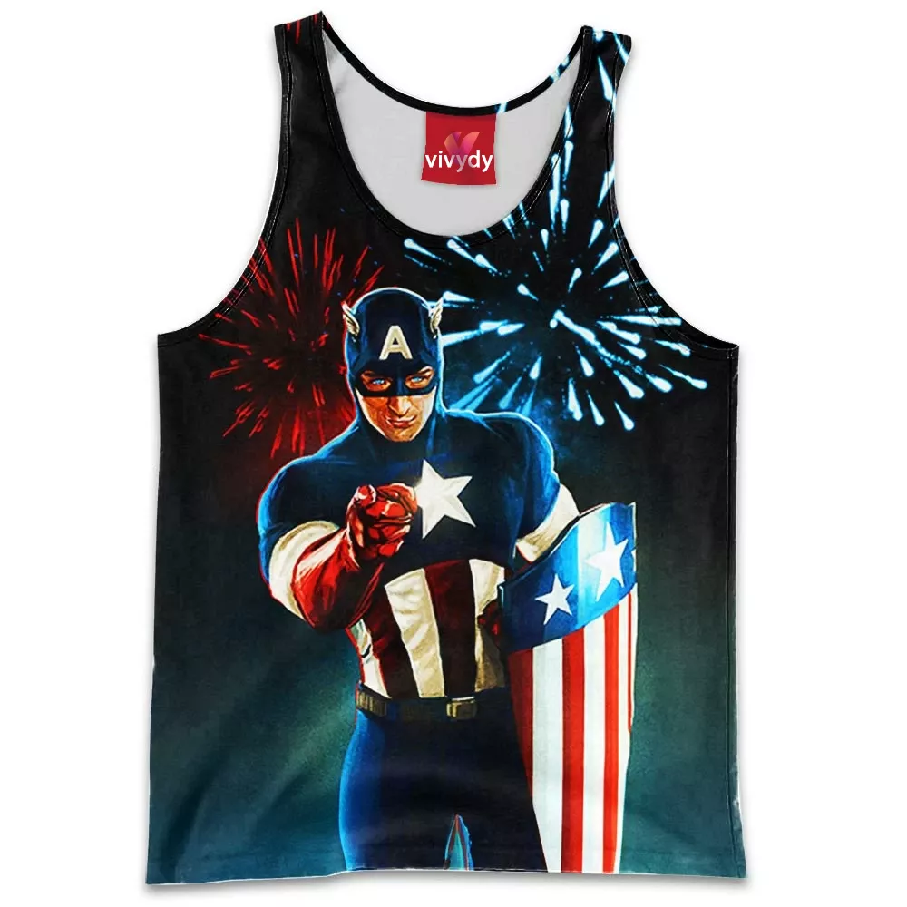 Captain America Tank Top