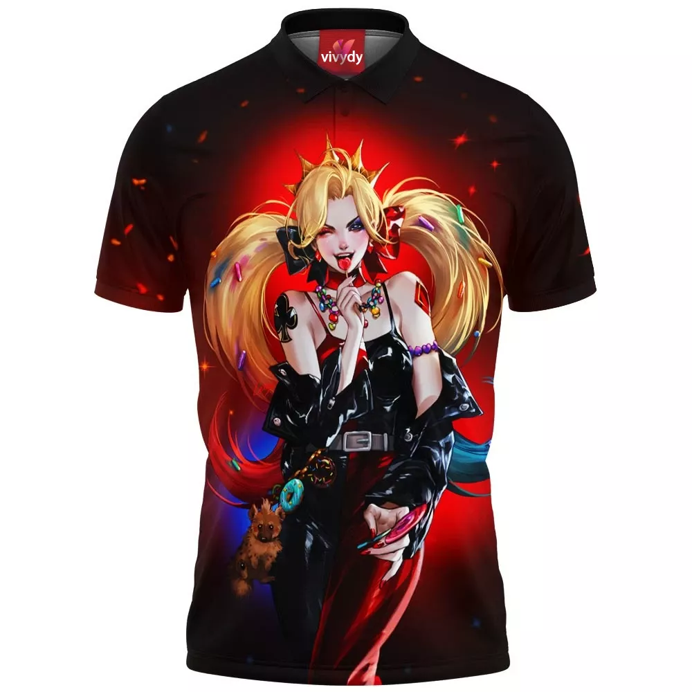 Harley Quinn Polo Shirt