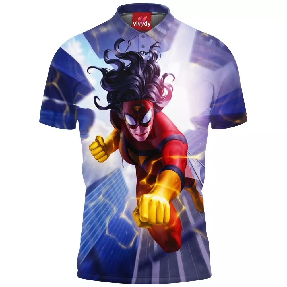 Spider-Woman Polo Shirt