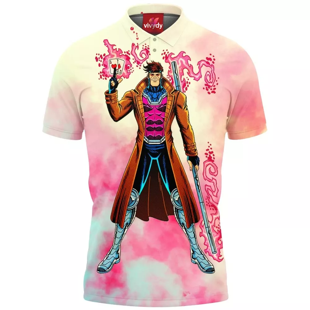 Gambit X-men Polo Shirt