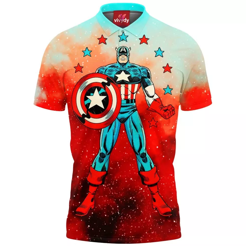 Captain America Polo Shirt