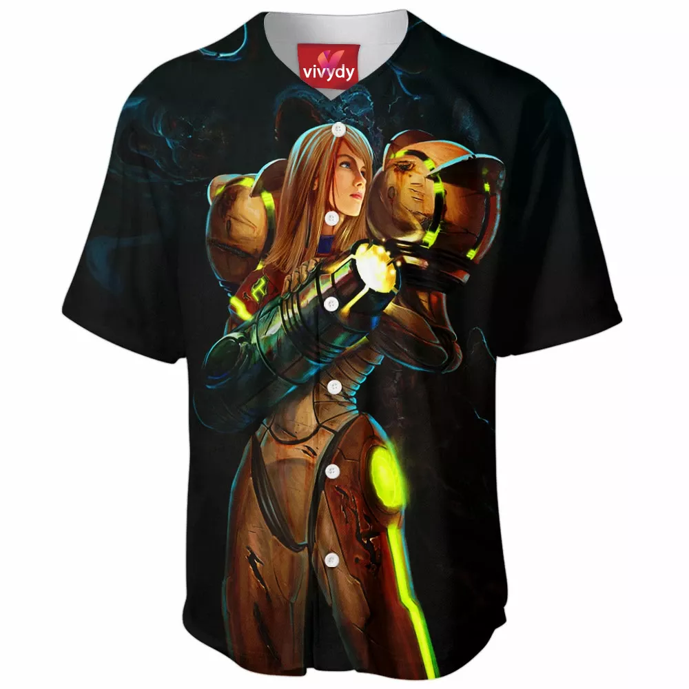 Samus Aran Baseball Jersey