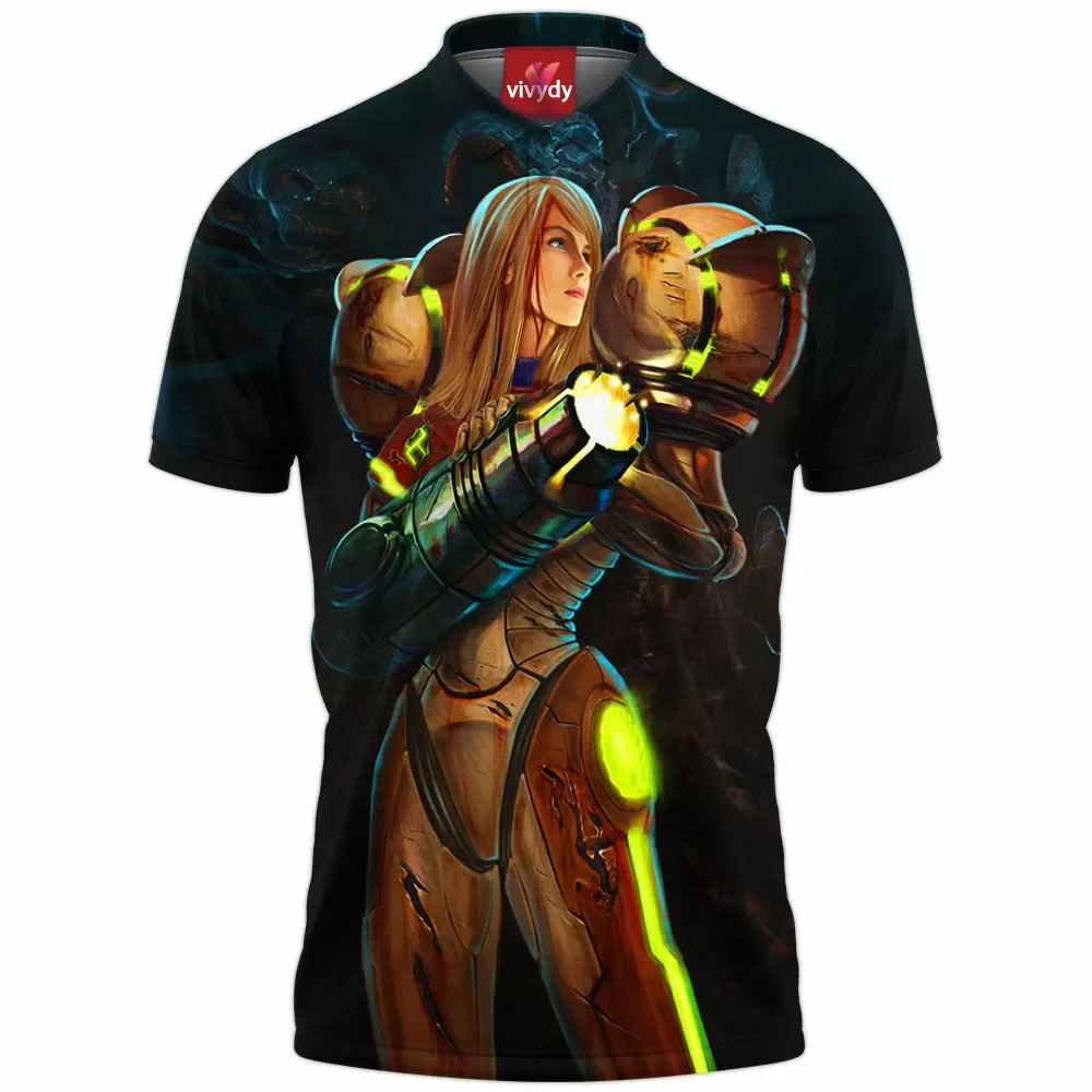 Samus Aran Polo Shirt