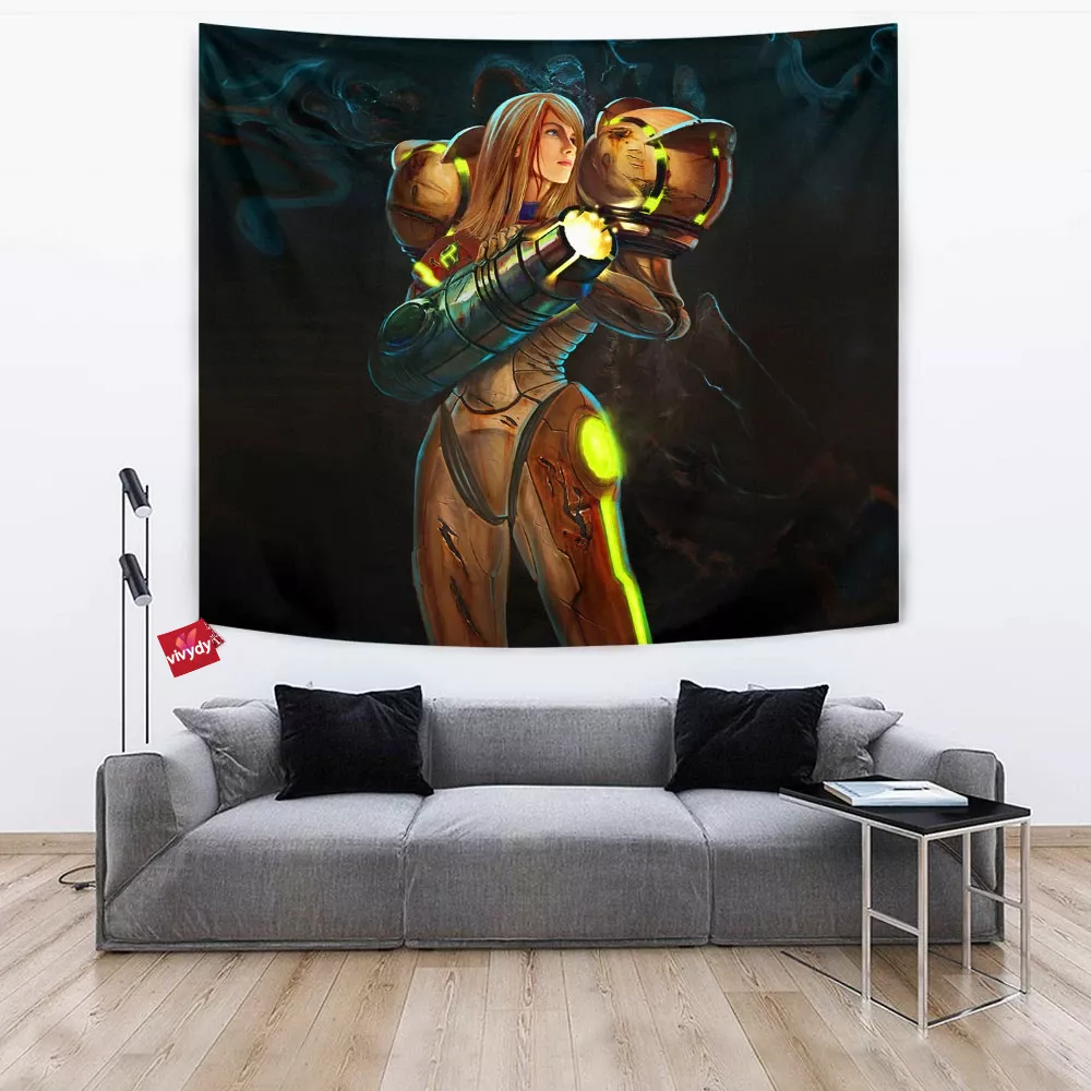 Samus Aran Tapestry