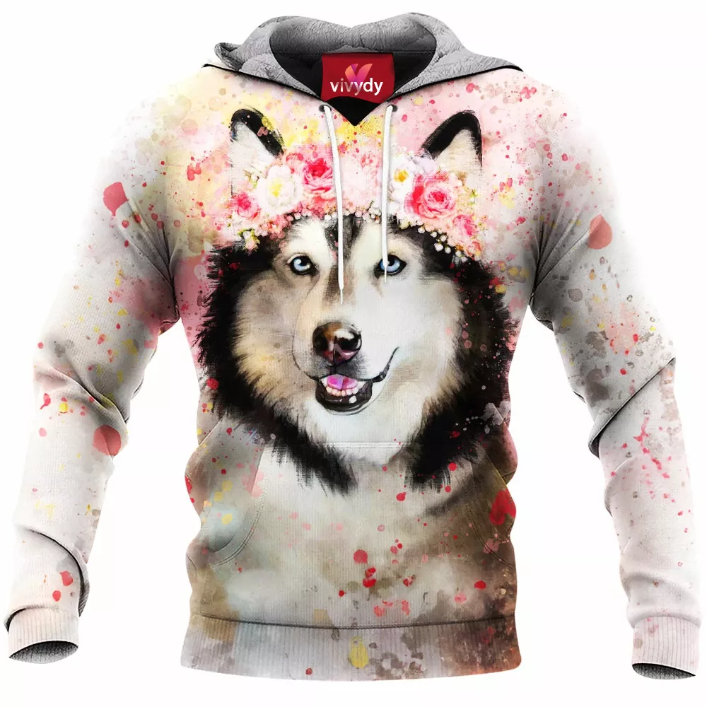 Flower Husky Hoodie