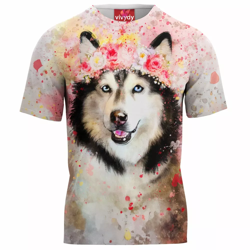 Flower Husky T-Shirt