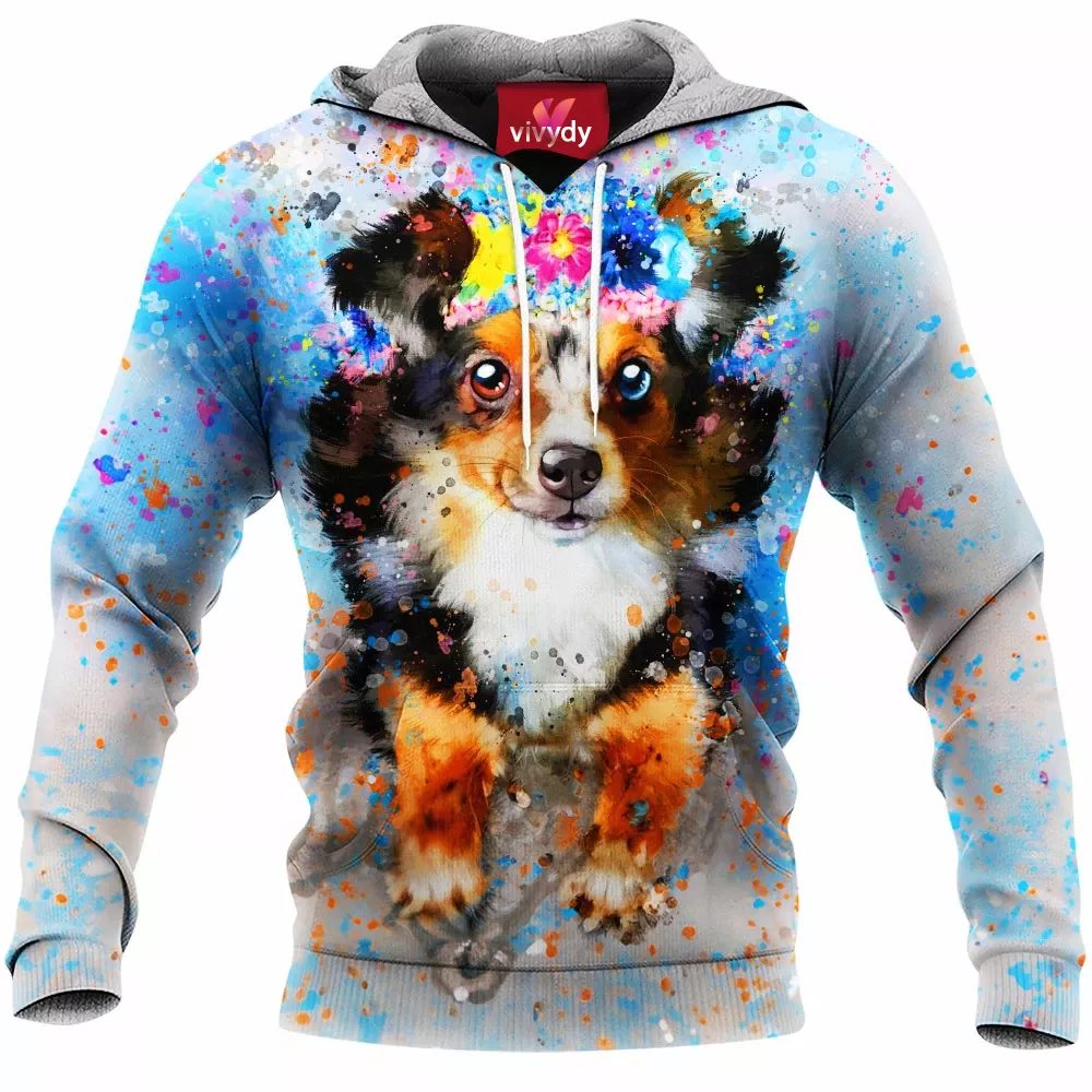 Flower Dog Hoodie