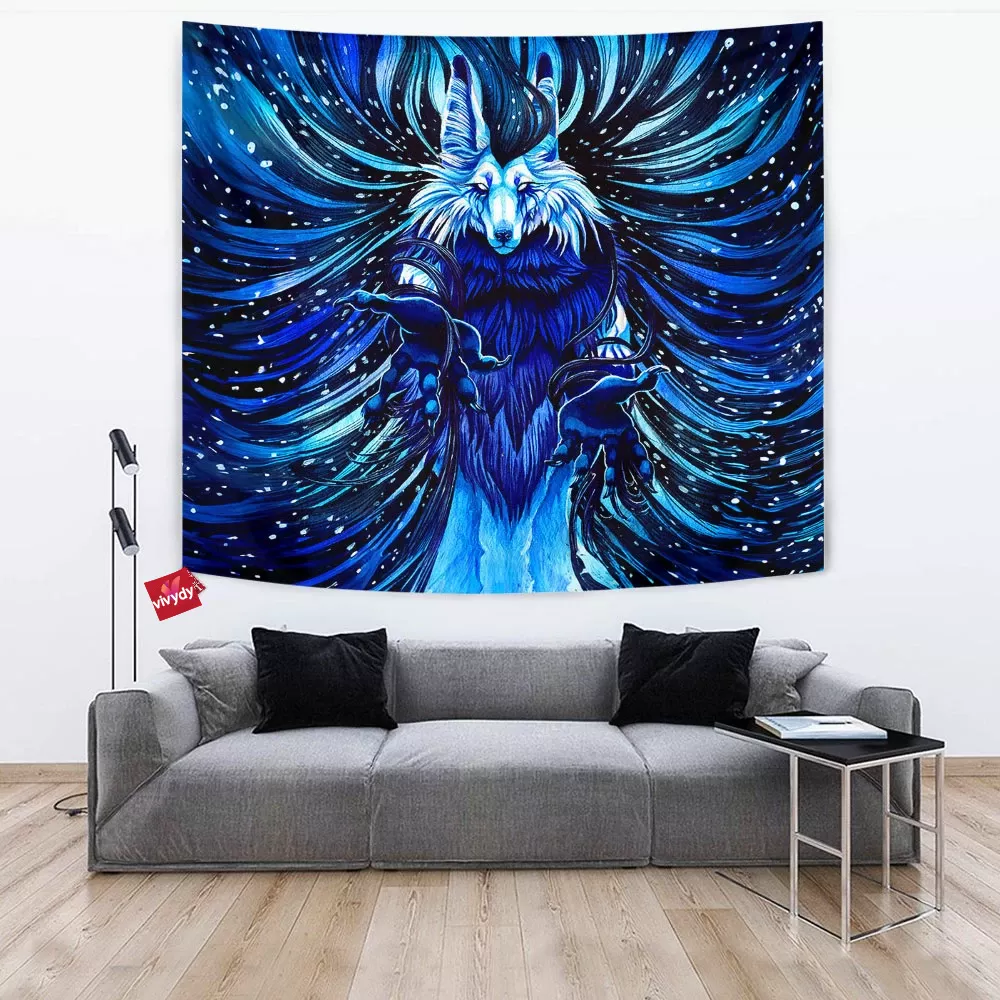 Magic Wolf Tapestry