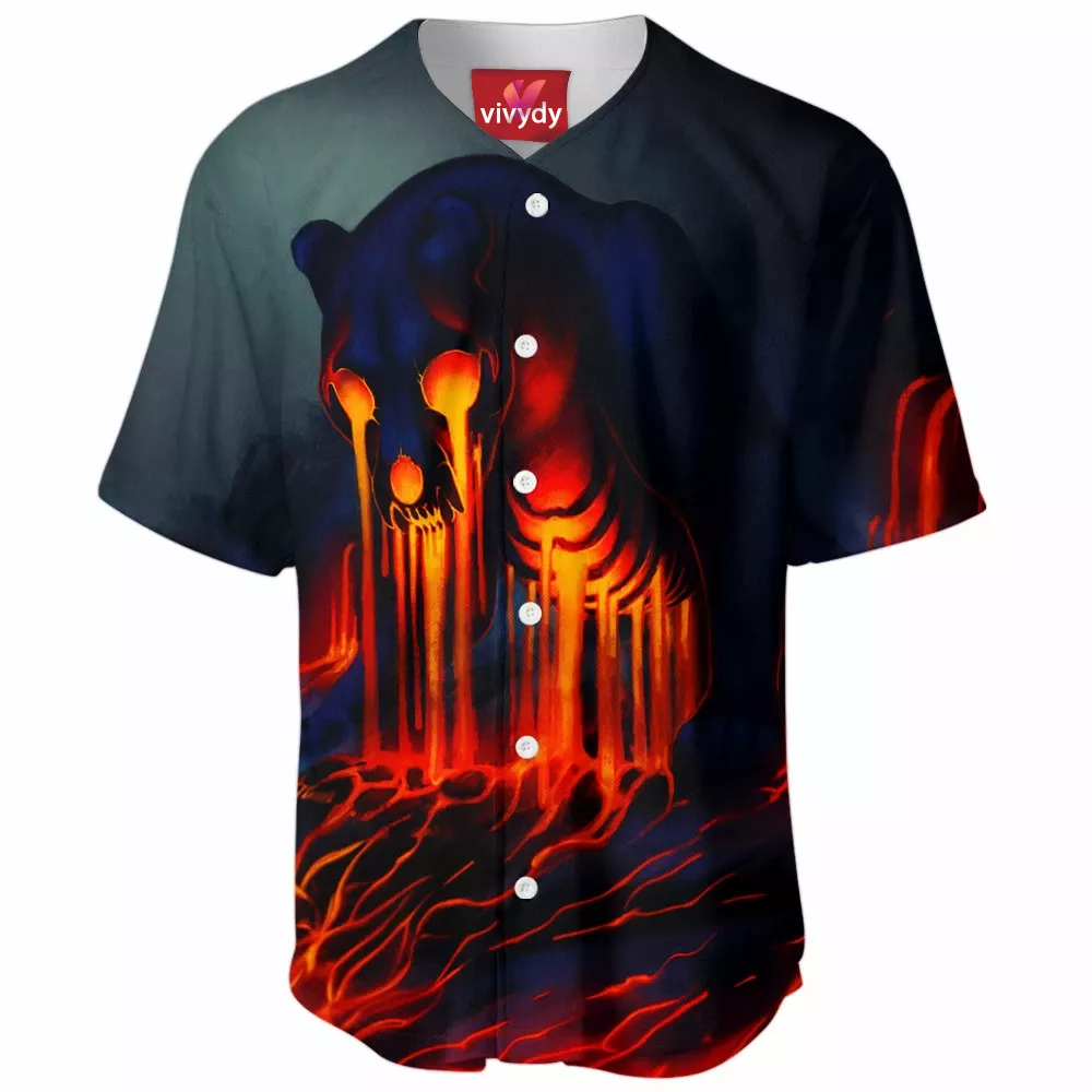 Lava Leopard Baseball Jersey