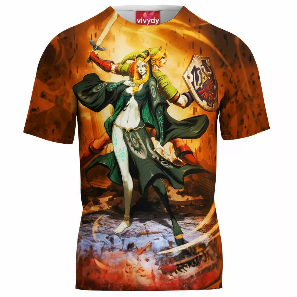 Zelda Midna And Link T-Shirt