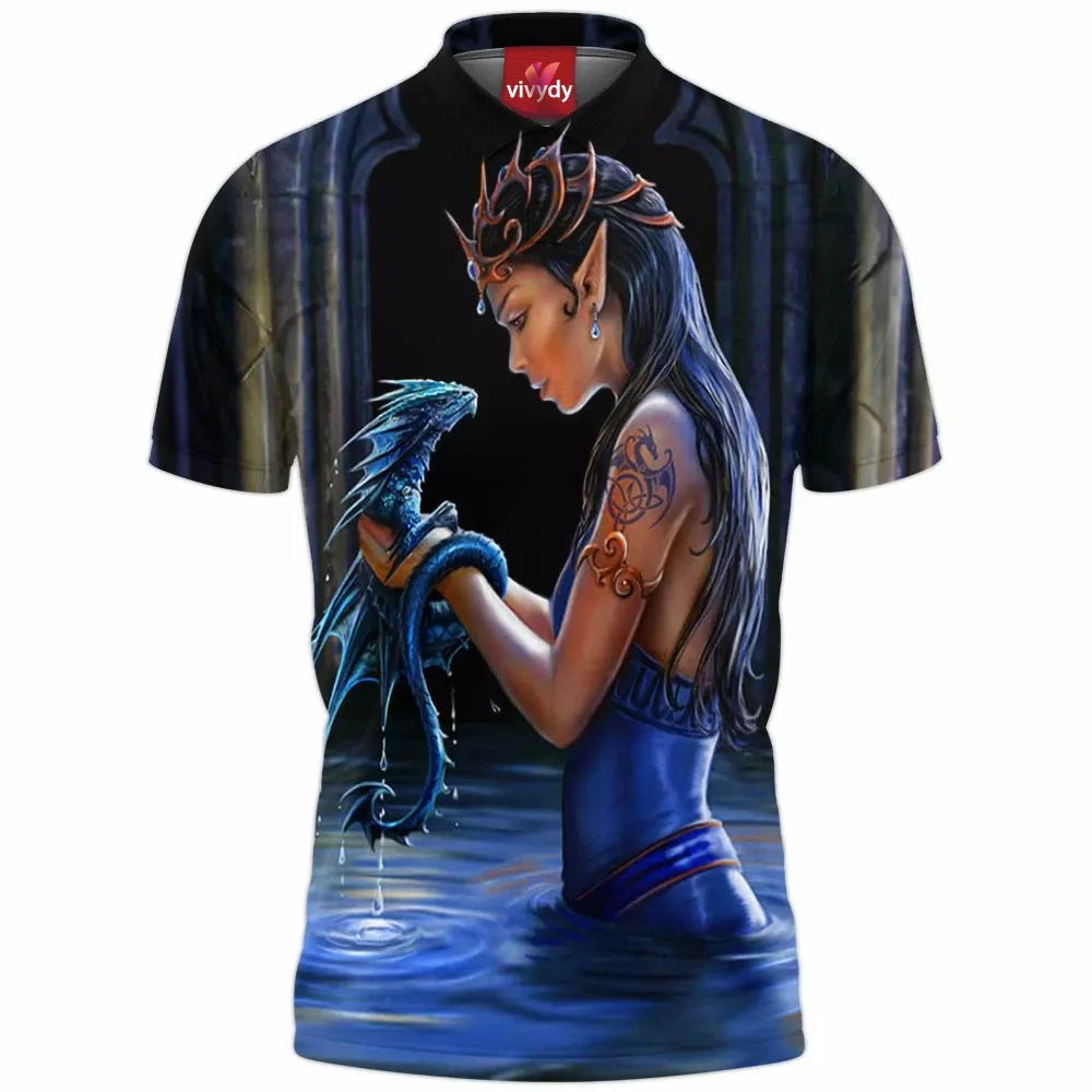 Water Dragon Polo Shirt