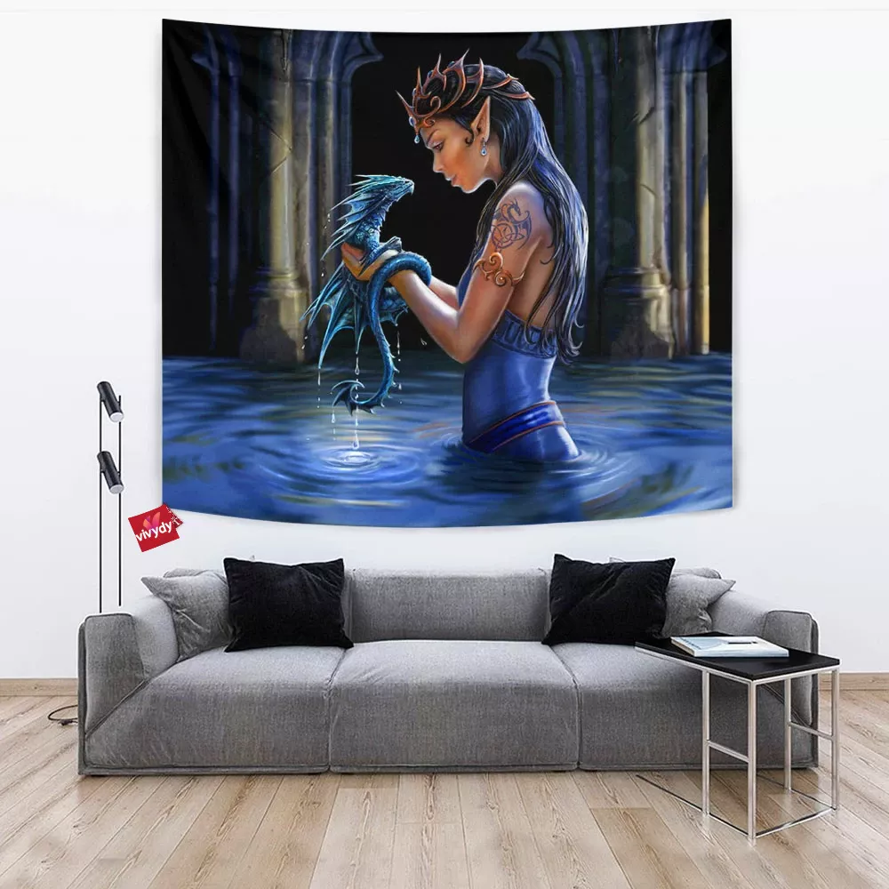 Water Dragon Tapestry