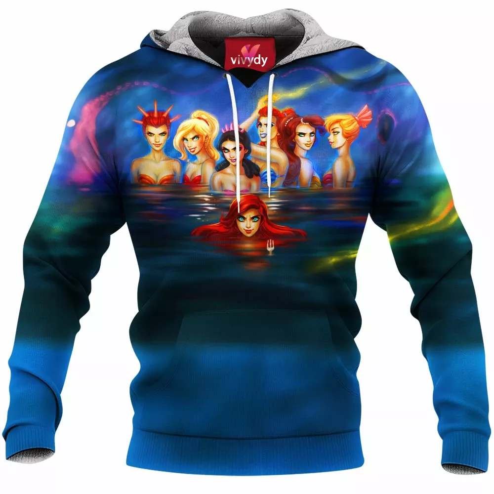 Animated Mermaids Hoodie