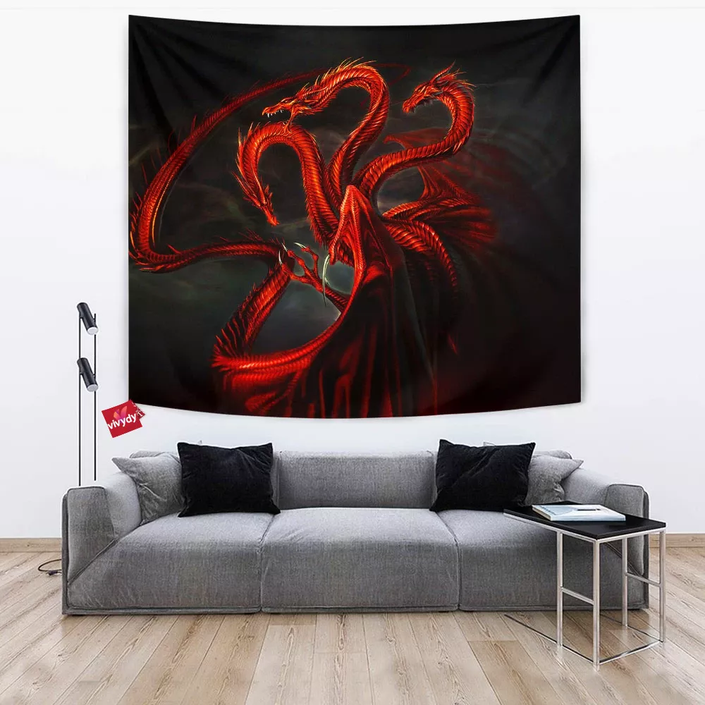 Fire And Blood Dragon Tapestry